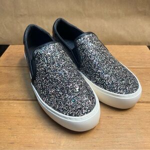 UGG Jass  Black Chunky Glitter Slip-Ons